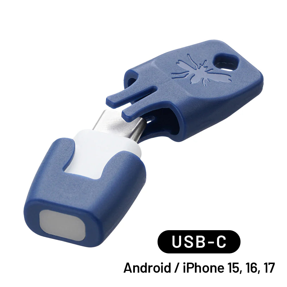 Heat it Smartphone Powered Insect Bite Healer - Chemical-Free Relief from Itching & Pain just with Concentrated Heat - for iPhone 15/16/17 & Android (USB-C)