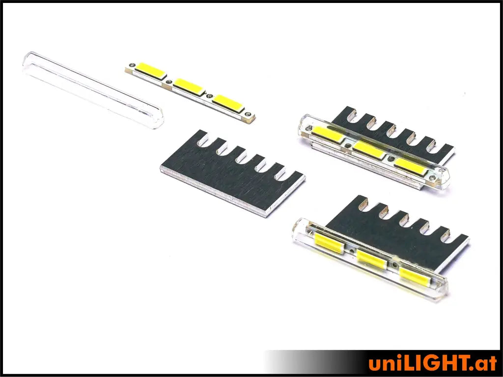UniLight 3mm Bar Strobe Light 22Wx3 12V - White