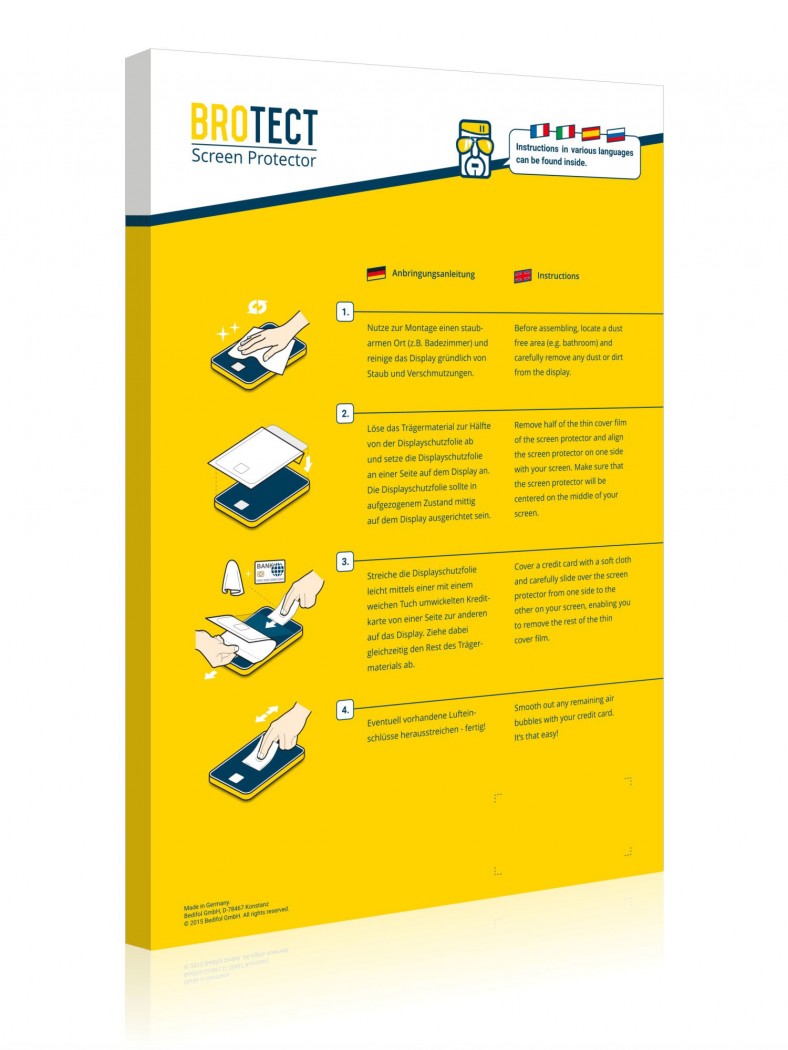 AirGlass Screen Protector & Anti-Fingerprint for PowerBox Mobile Terminal 9025 from BROTECT