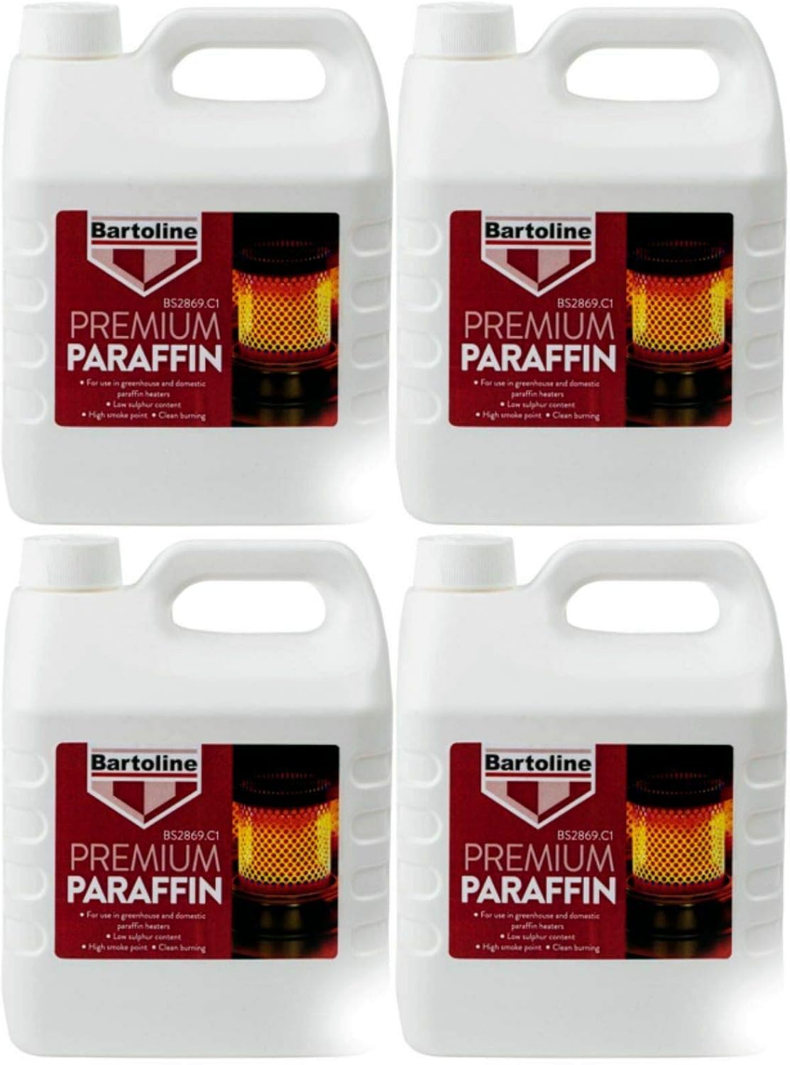 Bartoline Premium Paraffin 20 Litre Pack 5 x 4 Liters ideal for Jets