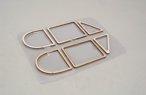 Black Horse Side Windows (Cub 40) Z-BH04/C