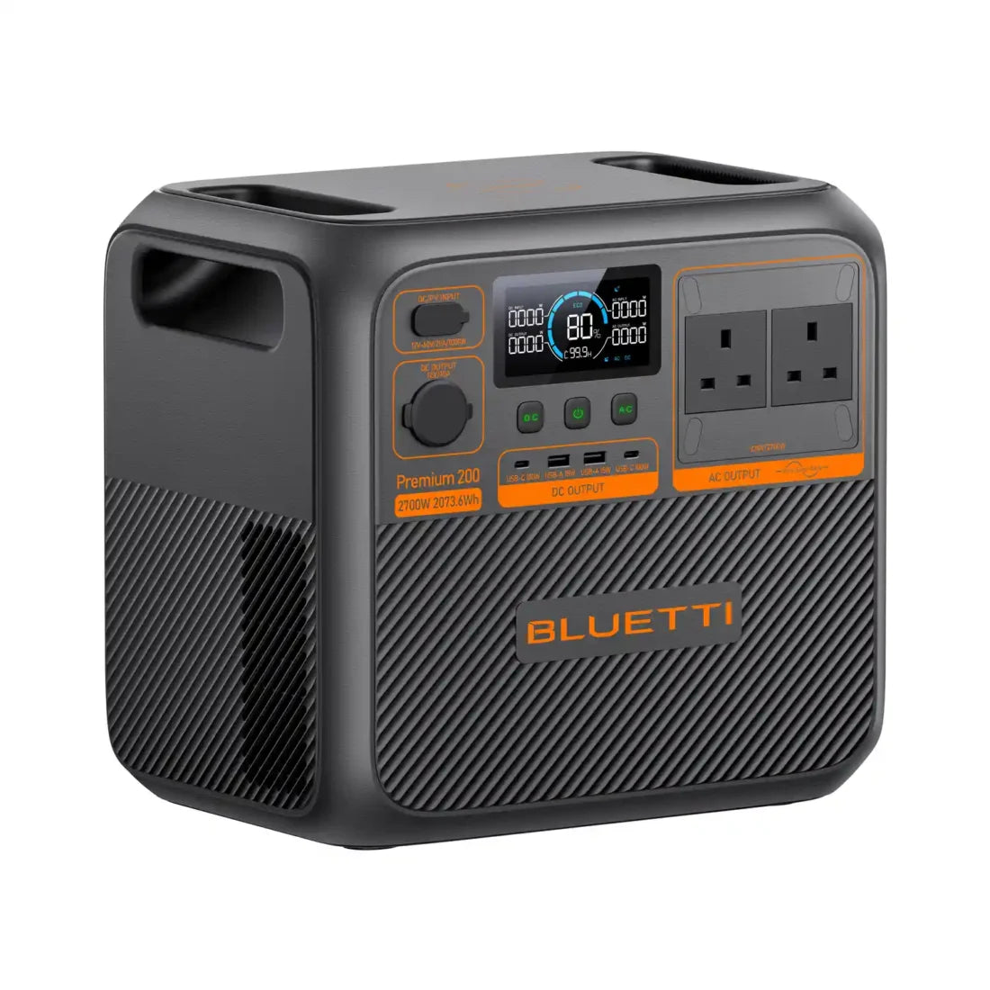 Bluetti Premium 200 V2 Portable Power Station P-PR200V2-UK-GY-BL-0