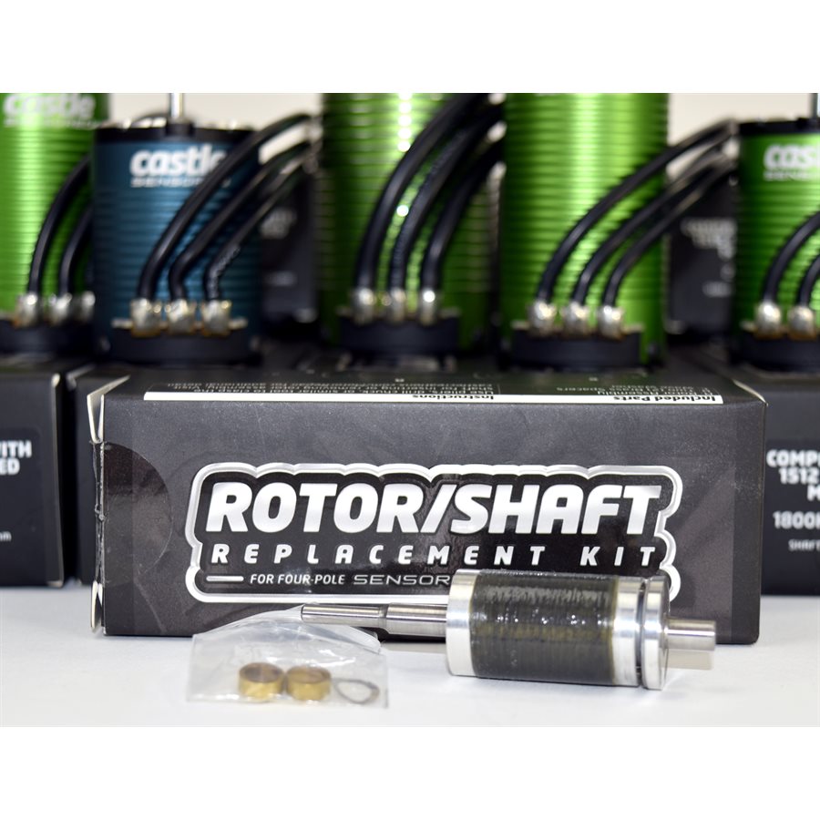 Castle Creations ROTOR/SHAFT REPLACEMENT KIT 1406-6900Kv CC011-0124-00