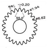 Chaservo_SHV2212_Servo_CHA-SHV2212 Gear