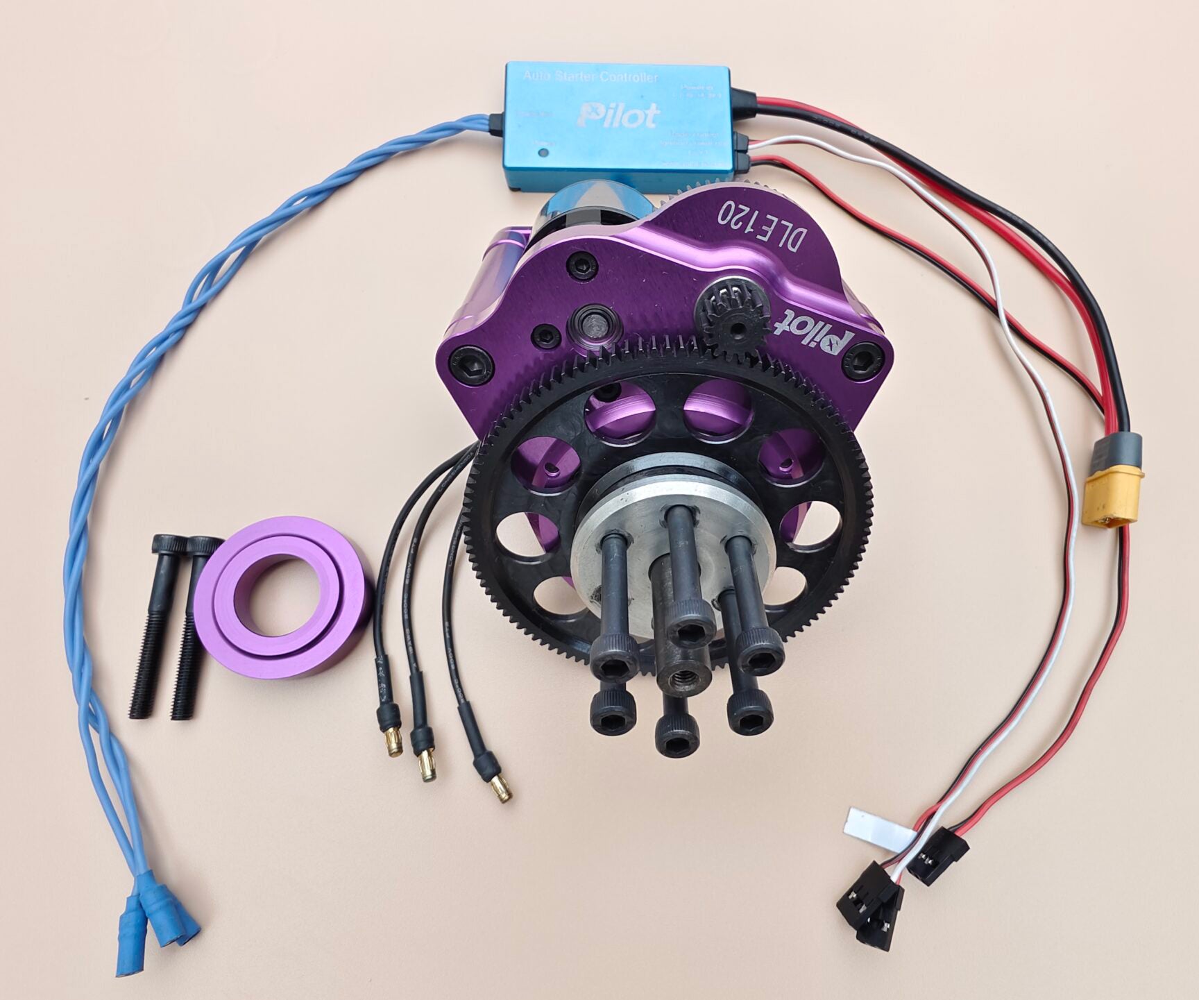 DLE 120 Electric Auto-Start onboard Starter Motor from Pilot RC PIL815