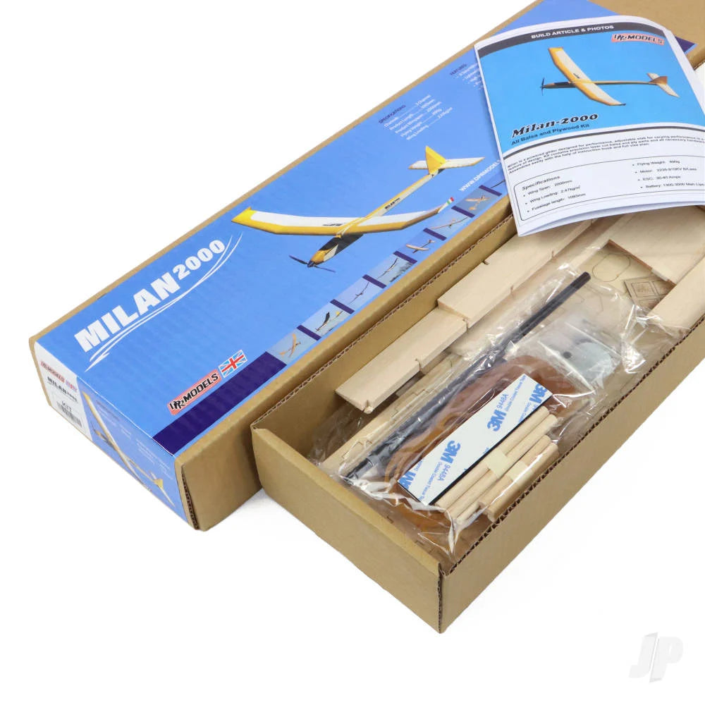 DPR Milan 2000 Motor Glider Kit 2.0m / 79in DPRTN0007