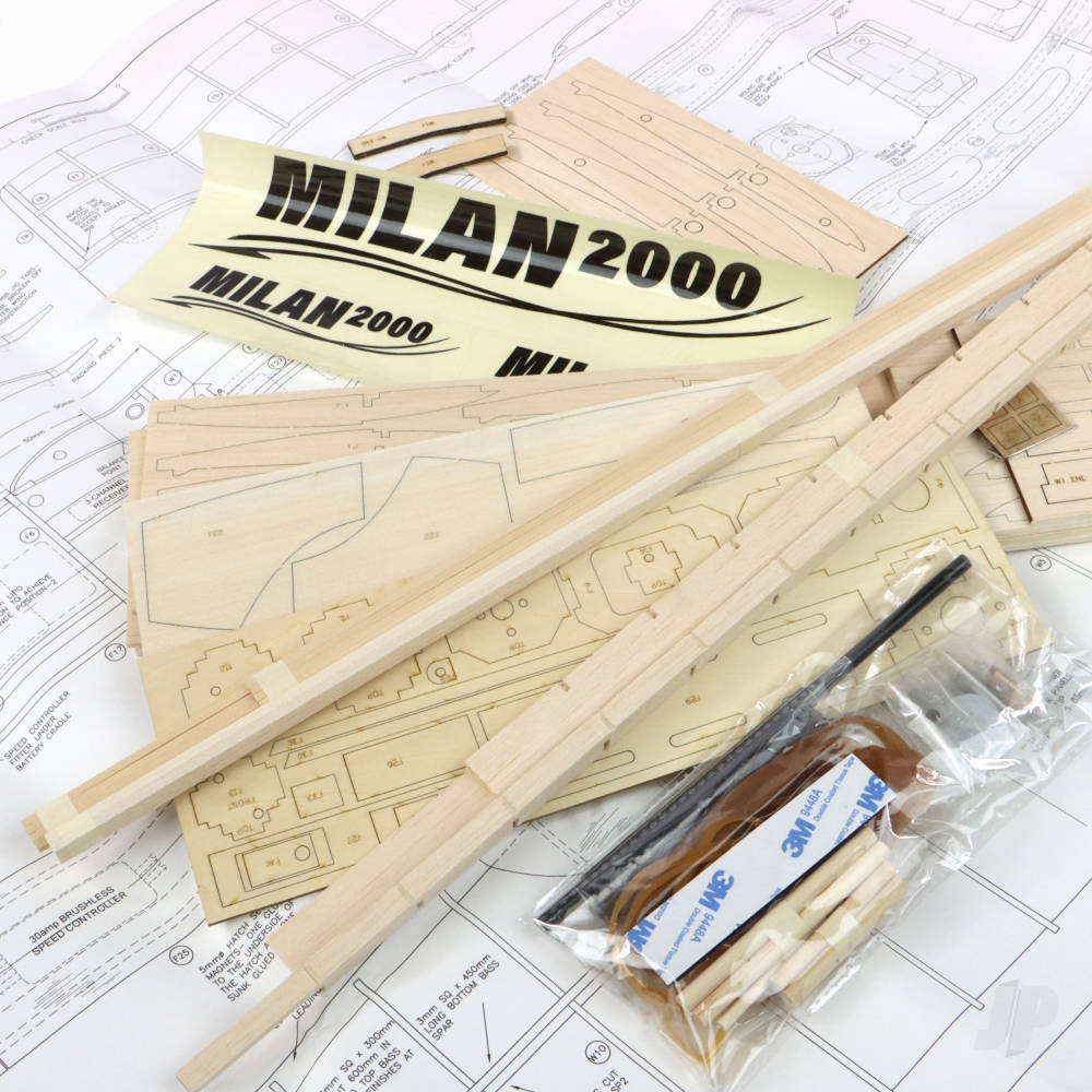 DPR Milan 2000 Motor Glider Kit 2.0m / 79in DPRTN0007