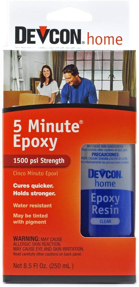 Devcon 9oz 5 Minute Epoxy (Bottle) DEV20945 Nexus Model Shop Modelling Models Northampton Box with product inside