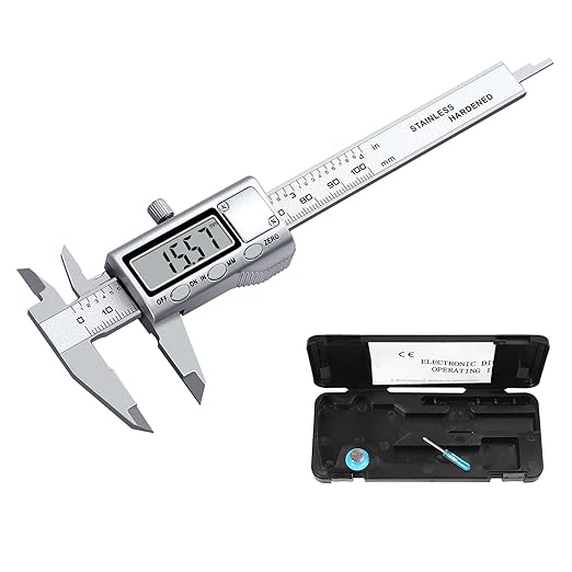 Digital Vernier Caliper 100mm/4 Inch Stainless Steel