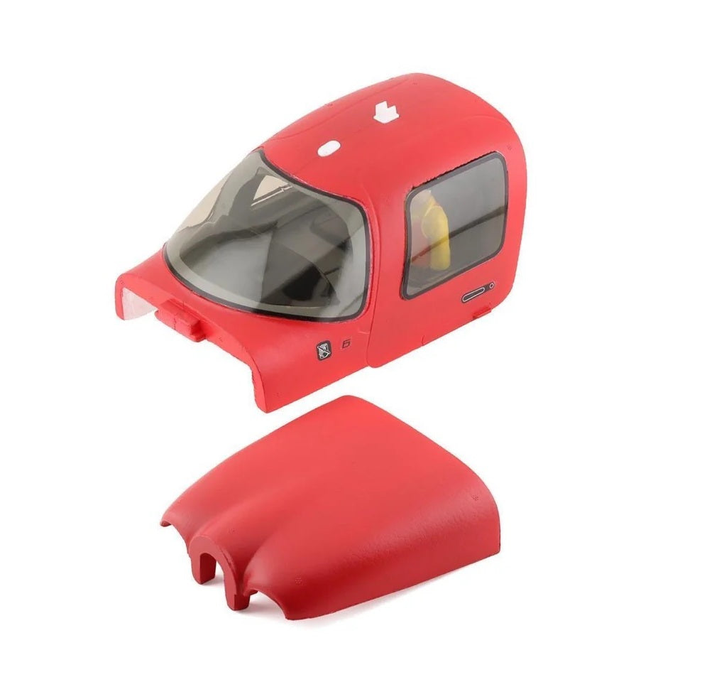 E-Flite Cabin and Top Cowl Hatch, Red: SR22T 1.5m EFL15952