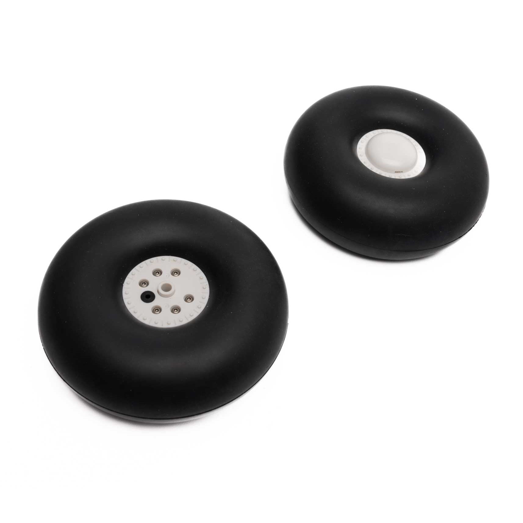 E-Flite Inflatable Rubber Tire Set: Super Timber 1.7m EFL-1333 Two Tires. Front and back view shown