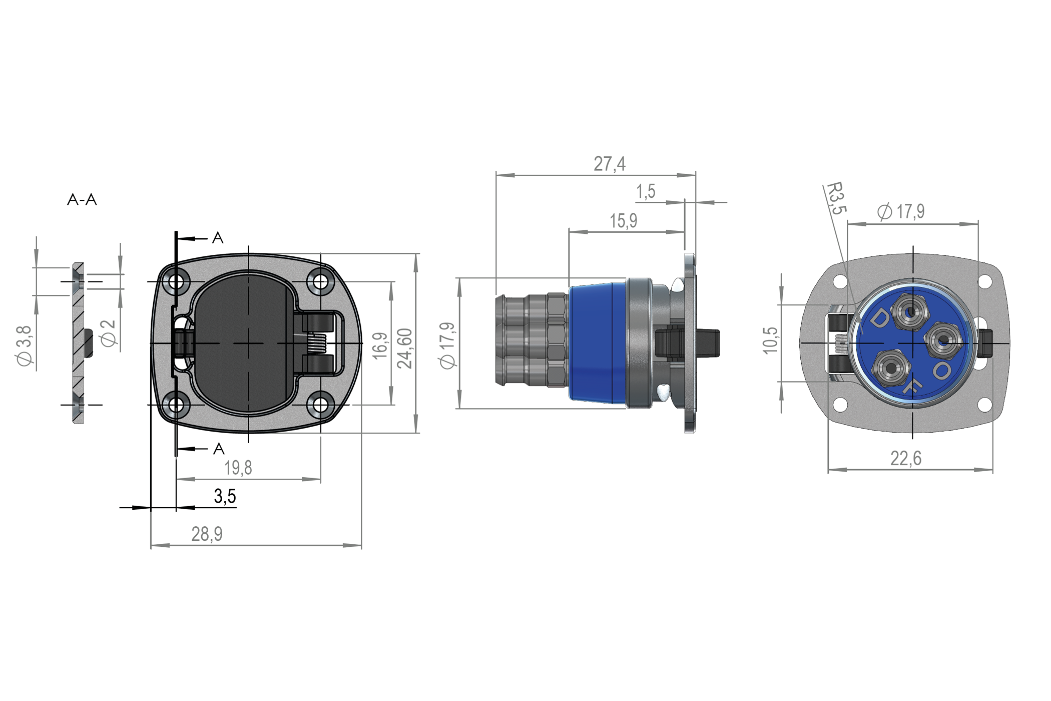 EZ-Fueler Fuel Fitting for Jetcat Fuelstation 61105-0065