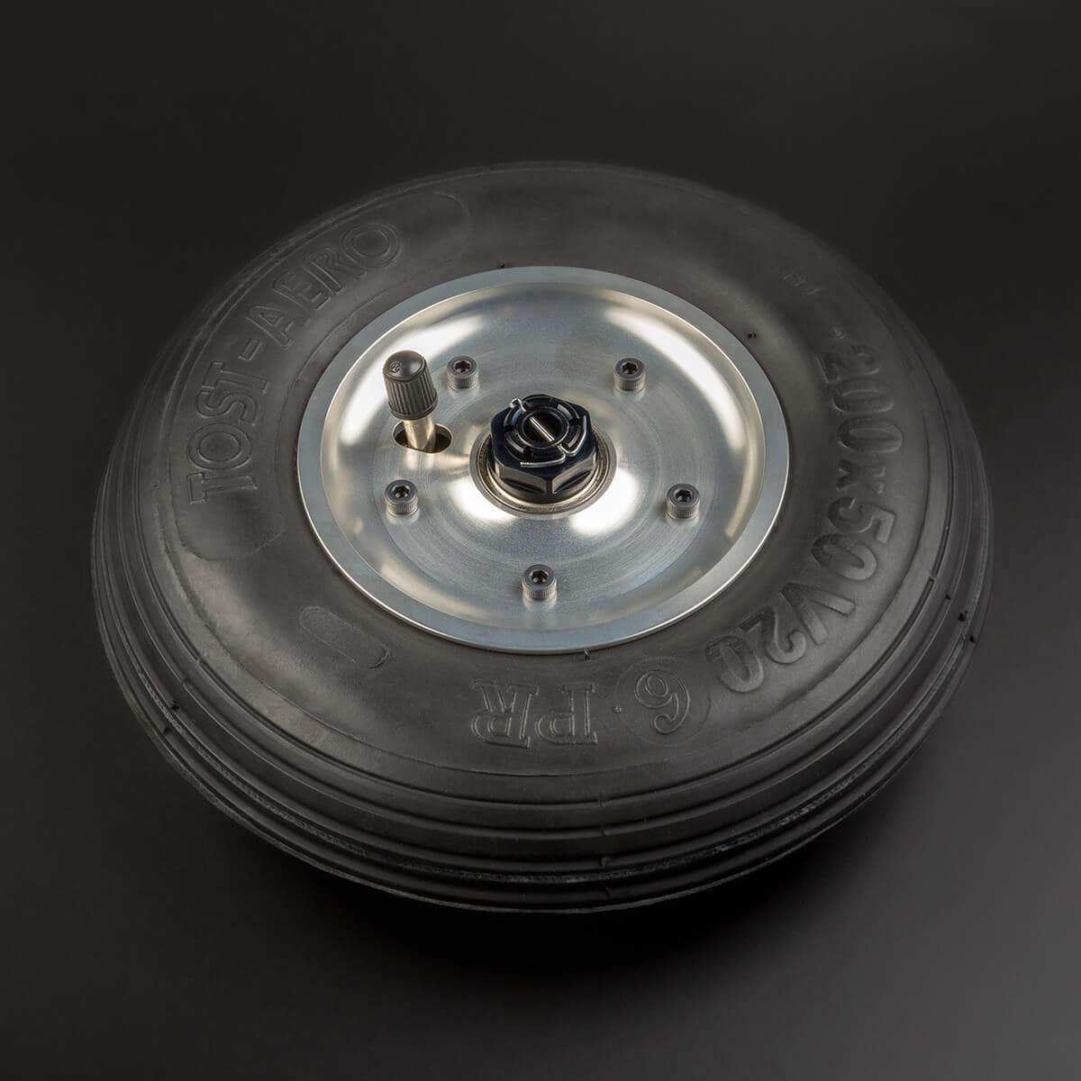 Electron 200mm Main Inflatable Wheels & Brake Set Pair for UAV applications