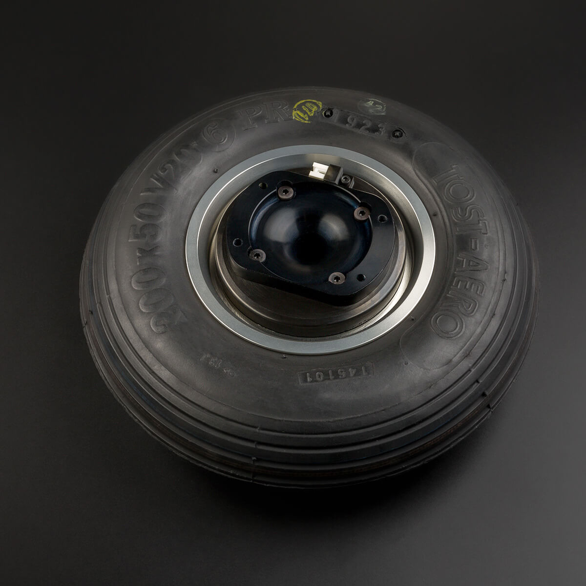 Electron 200mm Main Inflatable Wheels & Brake Set Pair for UAV applications