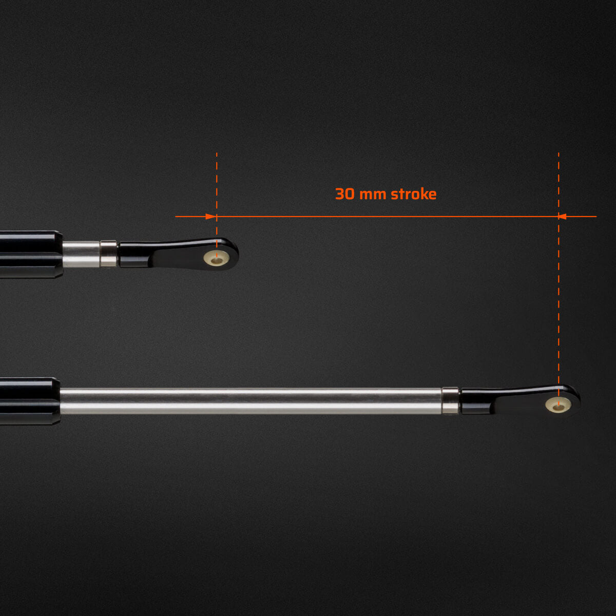 Electron Linear Actuator 31.5mm Travel Inc Ball Link 60N @ 8v
