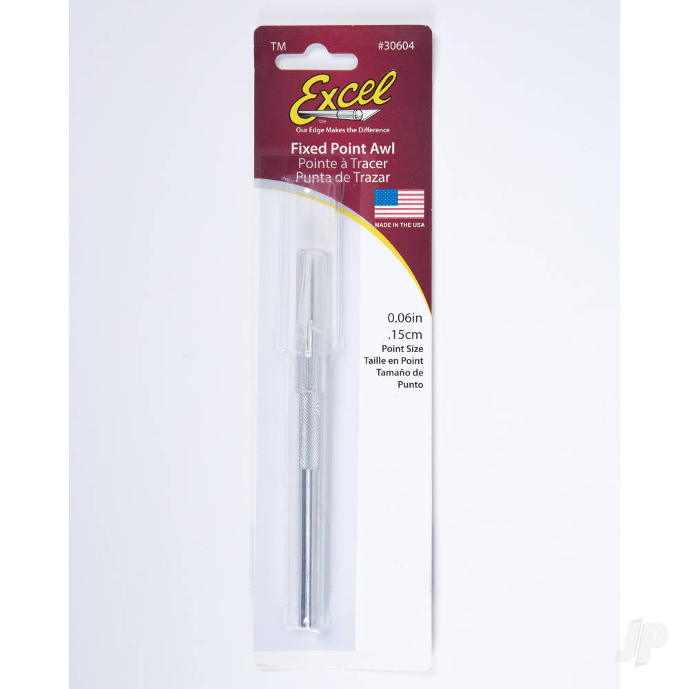 Excel Needle Point Awl, .013in (Carded) EXL30604