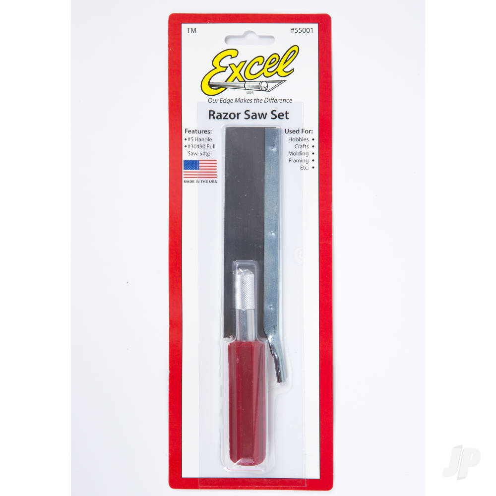 Excel Razor Saw Set (K5 Handle and #30490 Blade) (Carded) EXL55001