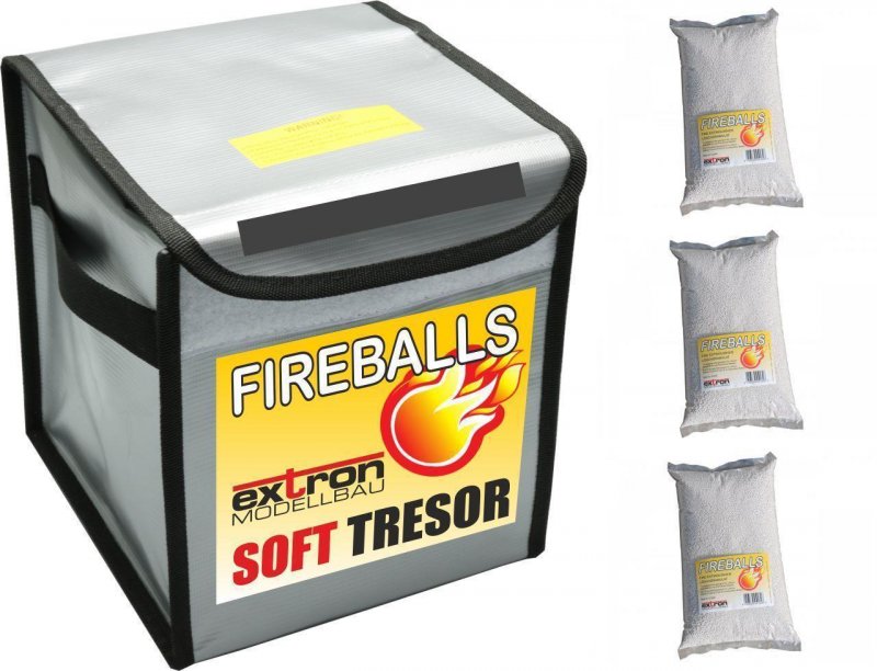 Extron FIREBALLS Fire Extinguishing Pearls for Lithium Batteries  Soft Tresor incl. 3 x 1 litre  X3363