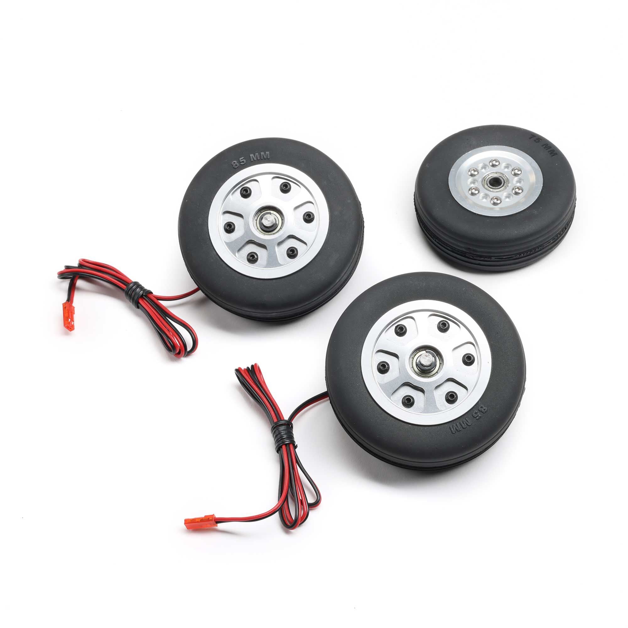 Hangar 9 Wheels Set with Brakes: Hawk/T-45 140-160N HAN1378502