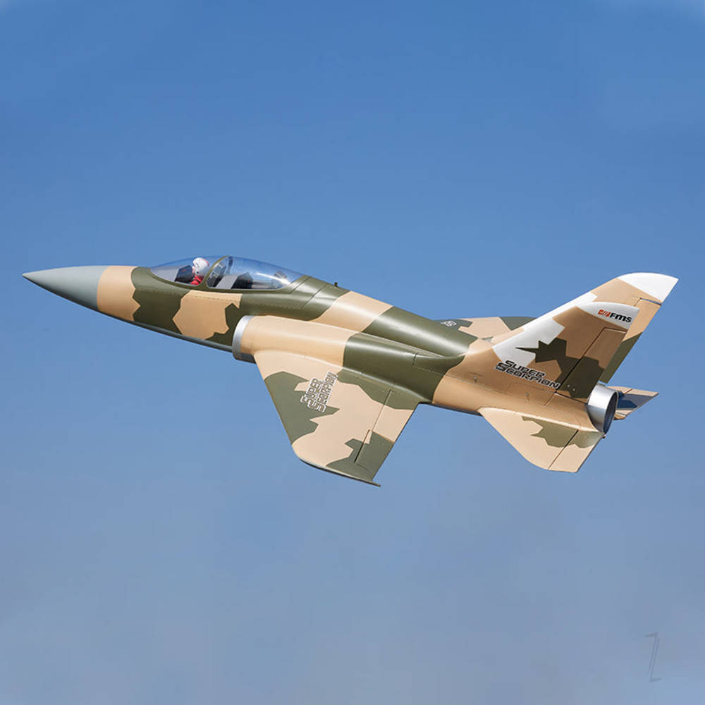 FMS Super Scorpion V2 90mm EDF PNP Camouflage (6S Version) FMS145PCM6S