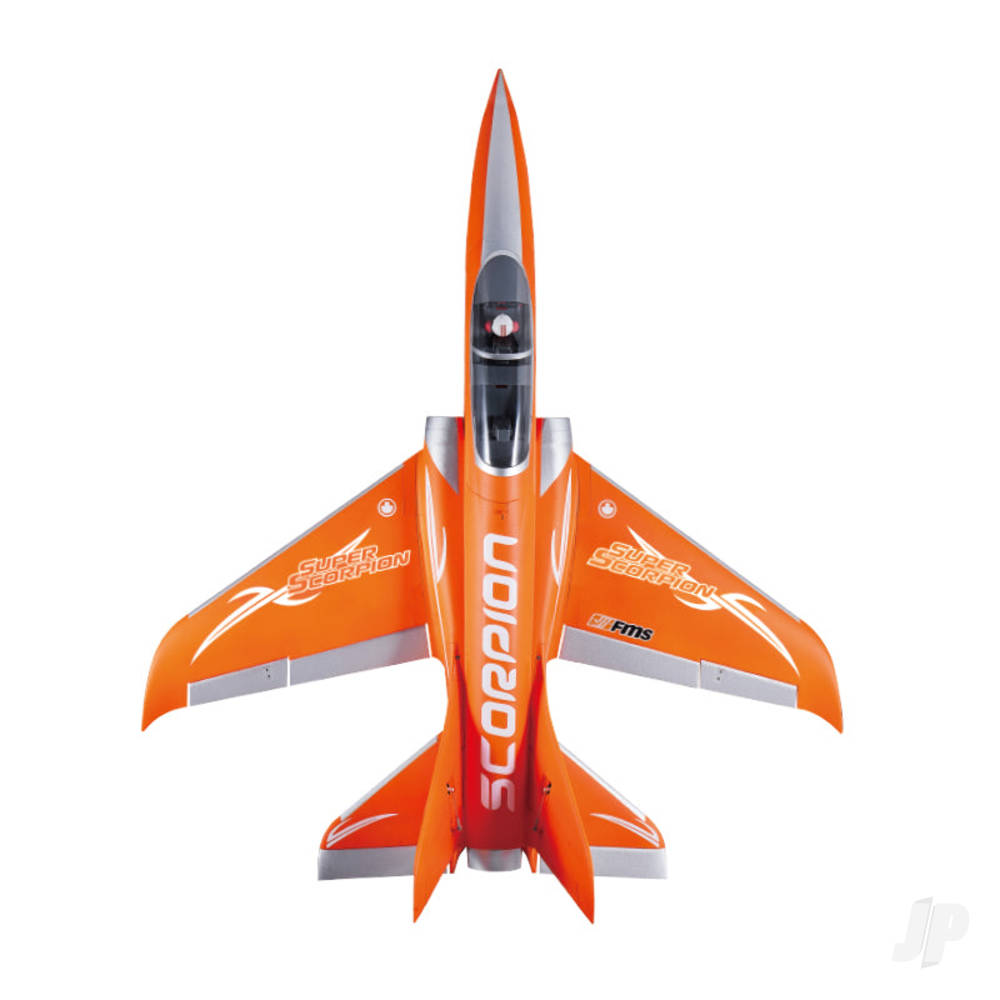 FMS Super Scorpion V2 90mm EDF PNP Orange (6S Version) FMS145POR6S