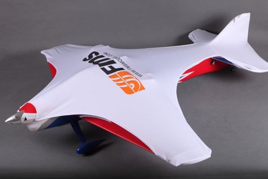 FMS Protective Plane Cover for 1300-1700mm Wingspan - White Stock Take Clearance