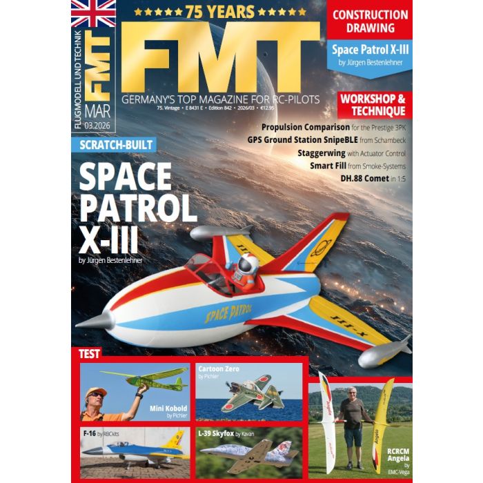 FMT The leading magazine for model airplane enthusiasts from Europe in English 2026/03