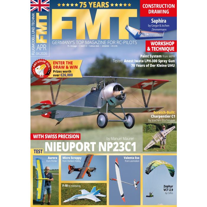 FMT The leading magazine for model airplane enthusiasts from Europe in English 2026/04