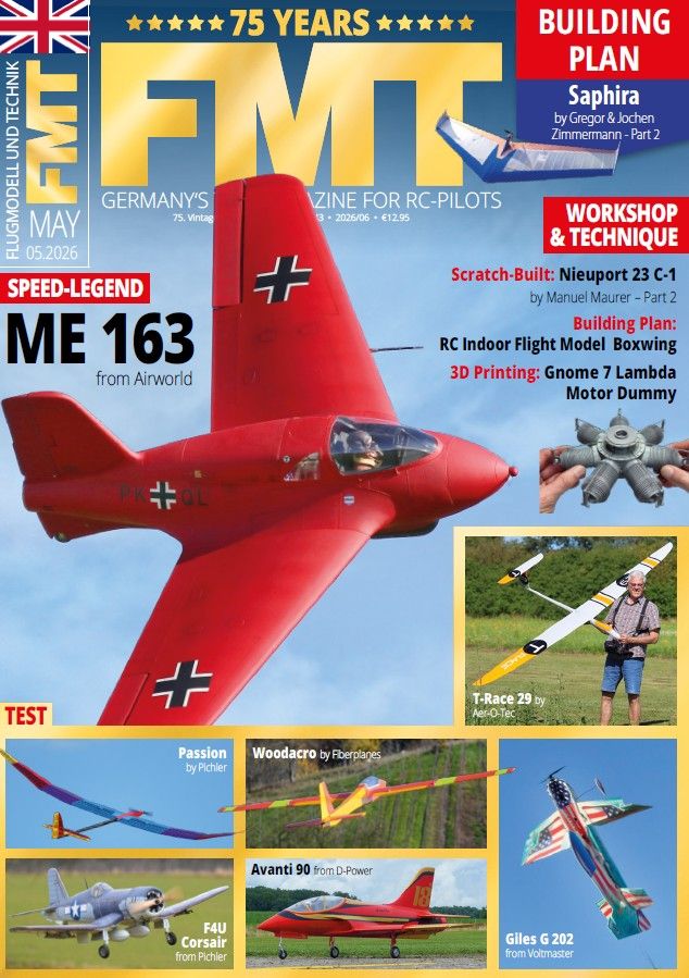 FMT The leading magazine for model airplane enthusiasts from Europe in English 2026/05