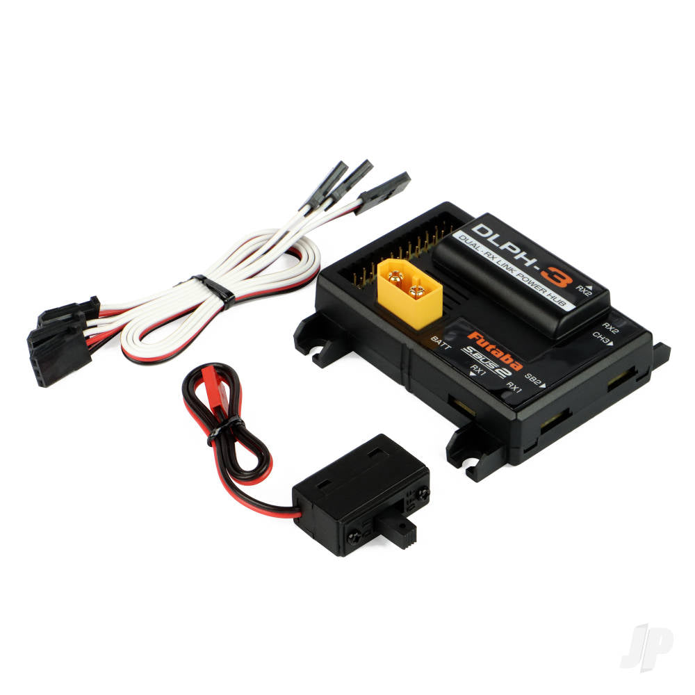 Futaba DLPH-3 10-Channel Dual Rx Link Intelligent Power Hub FUT05102759-3