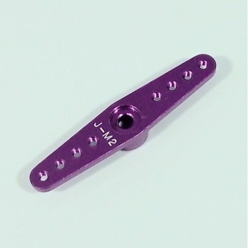 Flightline 2mm Aluminum Servo Full Arm For Spektrum / JR - Purple HFL1071