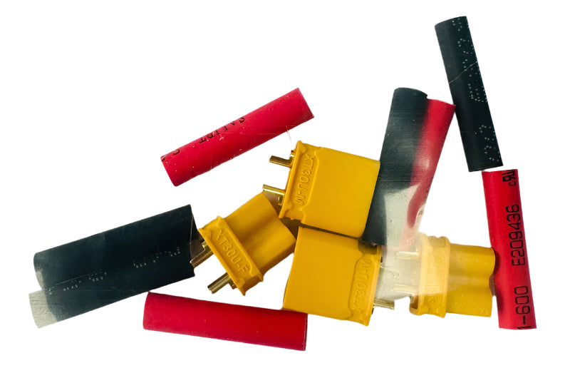 Fusion XT30 Connector Set w/HS 2 pairs O-FS-XT30/02