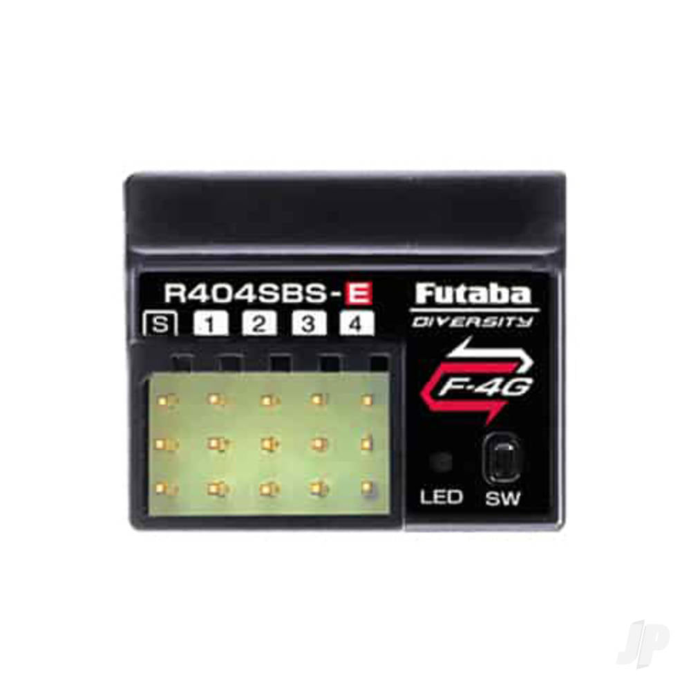 Futaba F-4G 4 Channel S.BUS2 2.4GHz Telemetry Receiver (EP Only) R404SBS-E