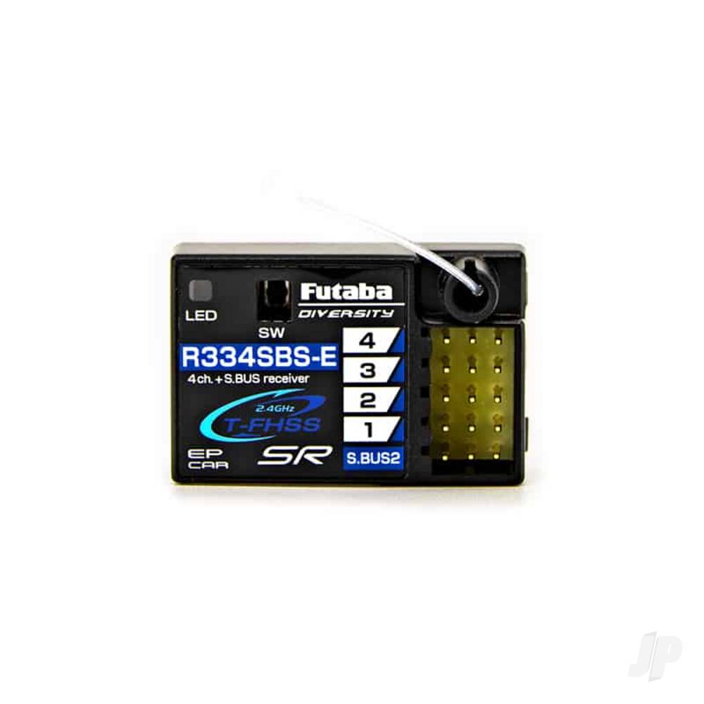 Futaba R334SBS-E 4-Channel T-FHSS SR Receiver - HV, 2.4GHz