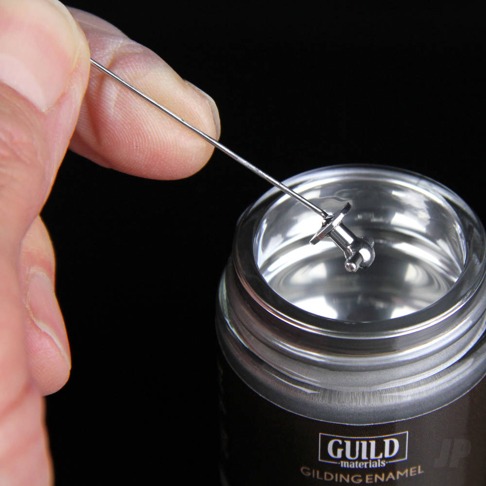 Guild Lane GILD Gilding Enamel Paint Silver Chrome (15ml Jar) GLDGDCH0015