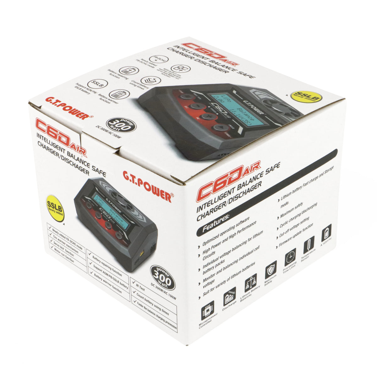GT Power C6D Air 100W AC/DC 12A Intelligent Charger (UK) GTP0184