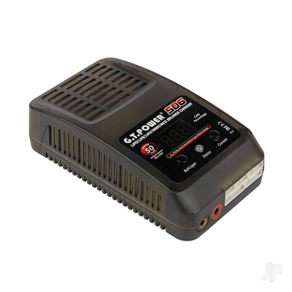 GT Power SD6 50W AC 6A Charger (UK) GTP0145 from Nexus Modelling Supplies Models Northampton Model Web Website Site Webshop Shop Webstore Store