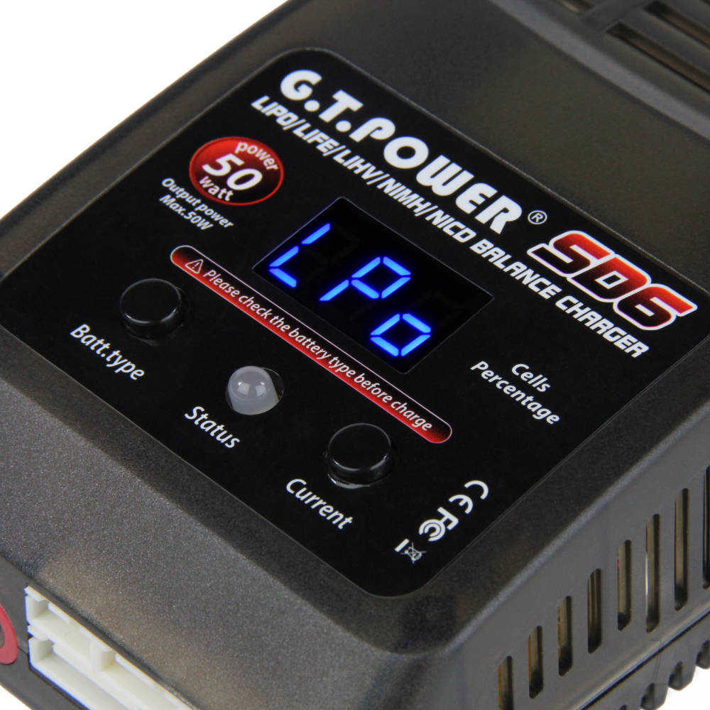 GT Power SD6 50W AC 6A Charger (UK) GTP0145 from Nexus Modelling Supplies Models Northampton Model Web Website Site Webshop Shop Webstore Store