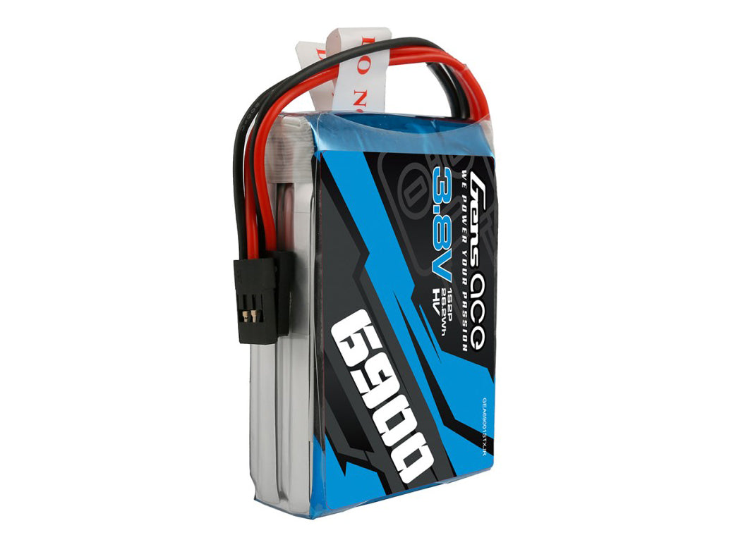 Gens Ace Li-Po 1S 3.7V HV 6900mAh Tx with JR G1H6900-TX