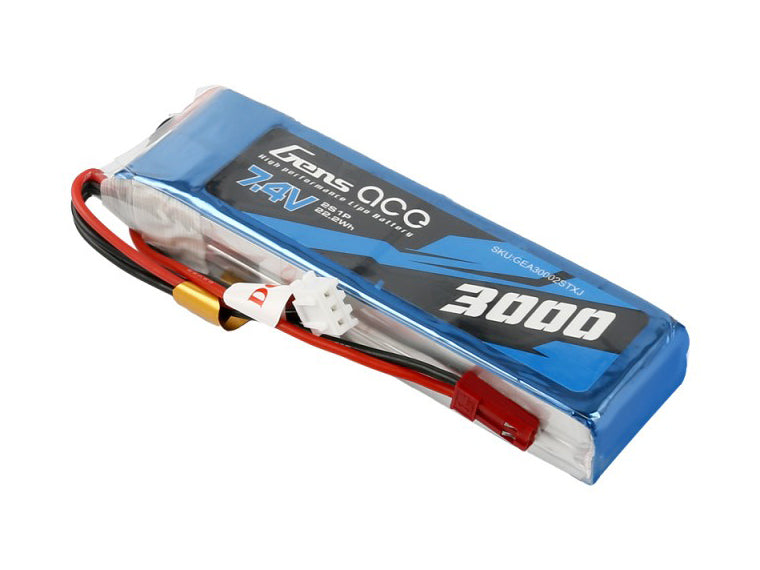 Gens Ace Li-Po 2S 7.4V 3000mAh Tx with BEC G2S3000-TX