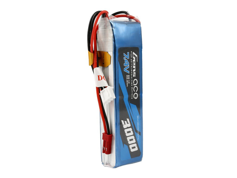 Gens Ace Li-Po 2S 7.4V 3000mAh Tx with BEC G2S3000-TX