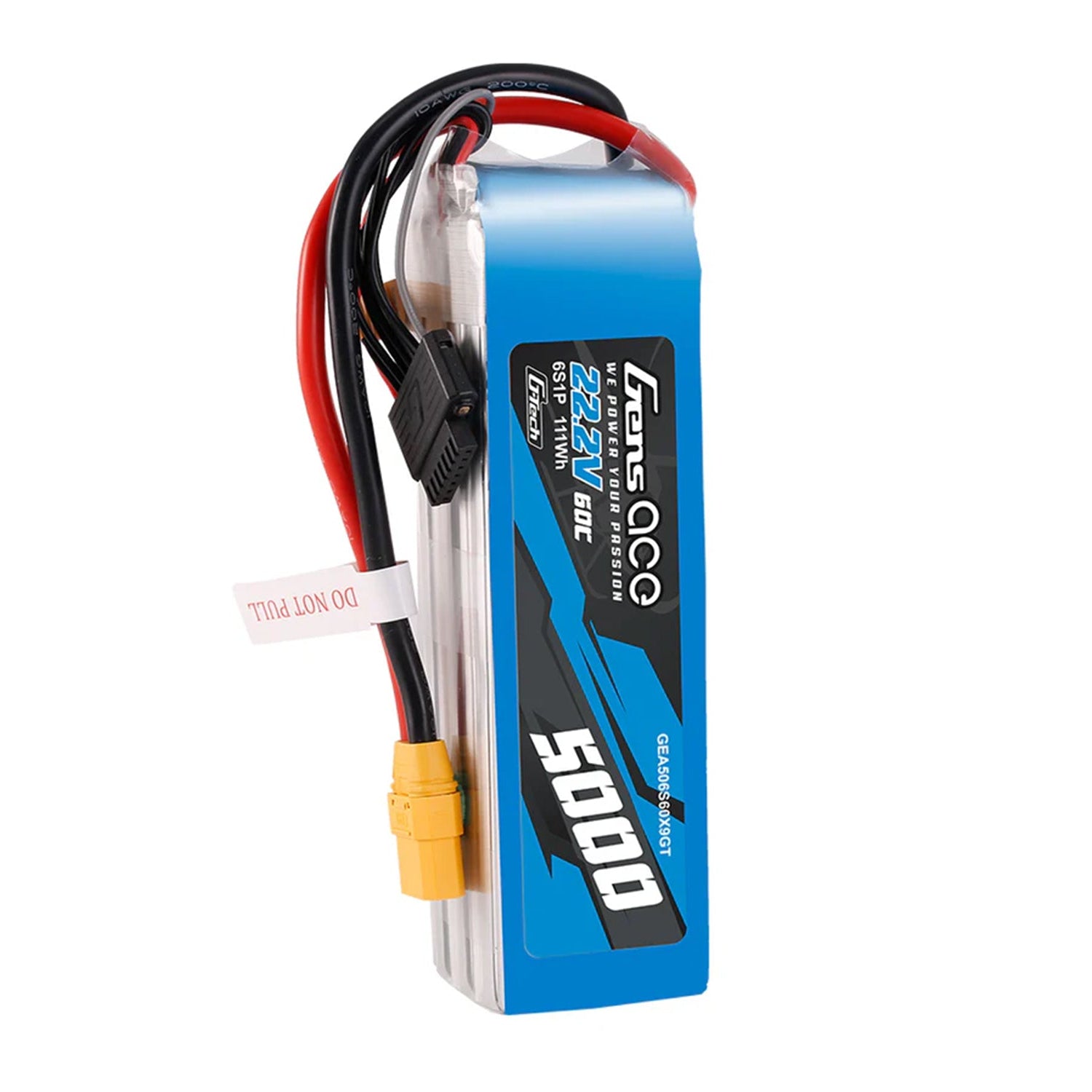 Gens Ace Li-Po G-Tech 6S 22.2V 5000mAh 60C with XT90 GT6S5000-60X9
