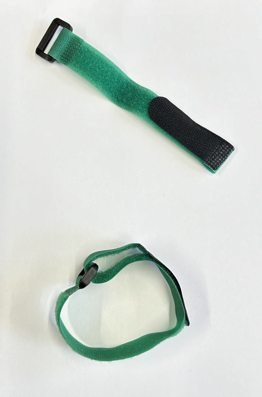 Velcro Battery Strap 200mm with Ring in Green Nexus Model Shop Modelling Store Northampton Models