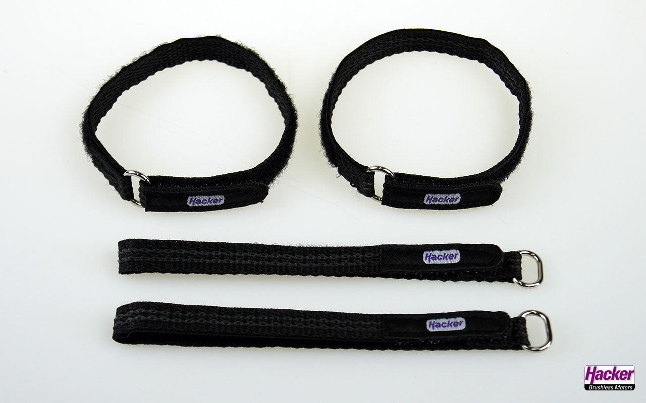 Hacker Hook-And-Loop Strap Rubberized 10x250mm (Single Strap) 28883025