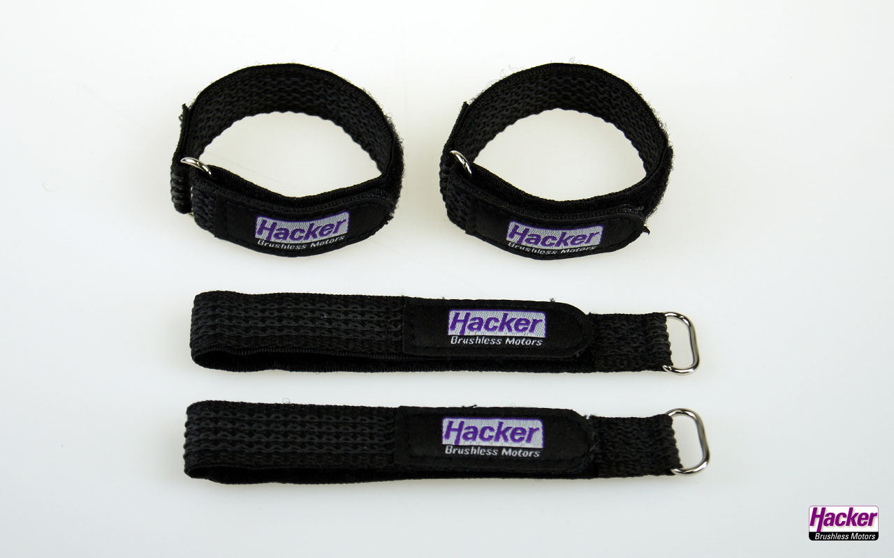 Hacker Rubberized Hook-And-Loop Strap 15x200mm (Single Strap) 28884020