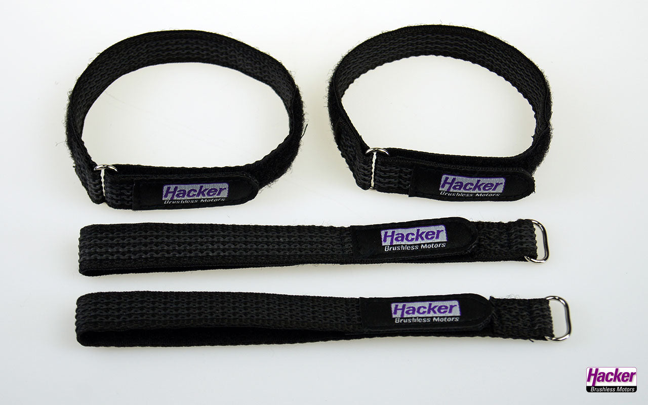 Hacker Rubberized Hook-And-Loop Strap 15x300mm (Single Strap) 28884030