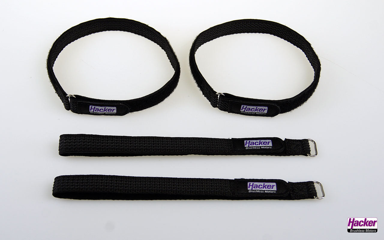Hacker Rubberized Hook-And-Loop Strap 15x400mm (Single Strap) 28884040