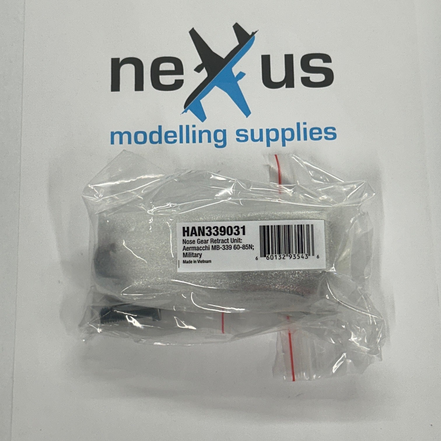 Hangar 9 Nose Gear Retract Unit:  Aermacchi MB-339 60-85N; Military HAN339031