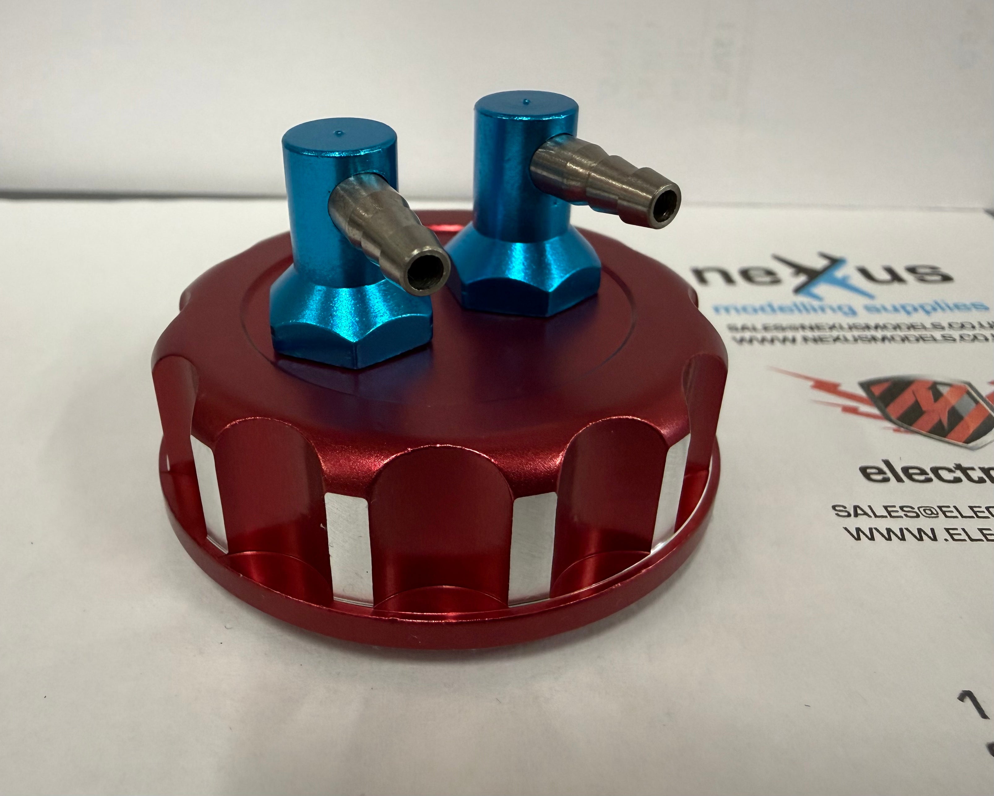 Alloy CNC Fuel Tank / Filler Cap For Petrol or Glow Fits Most Cans