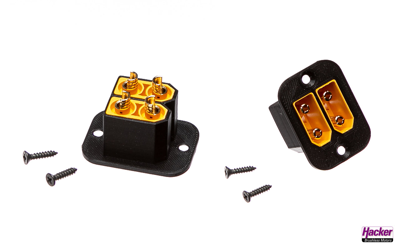 Hacker Installation frame double for XT-90 plug A85061